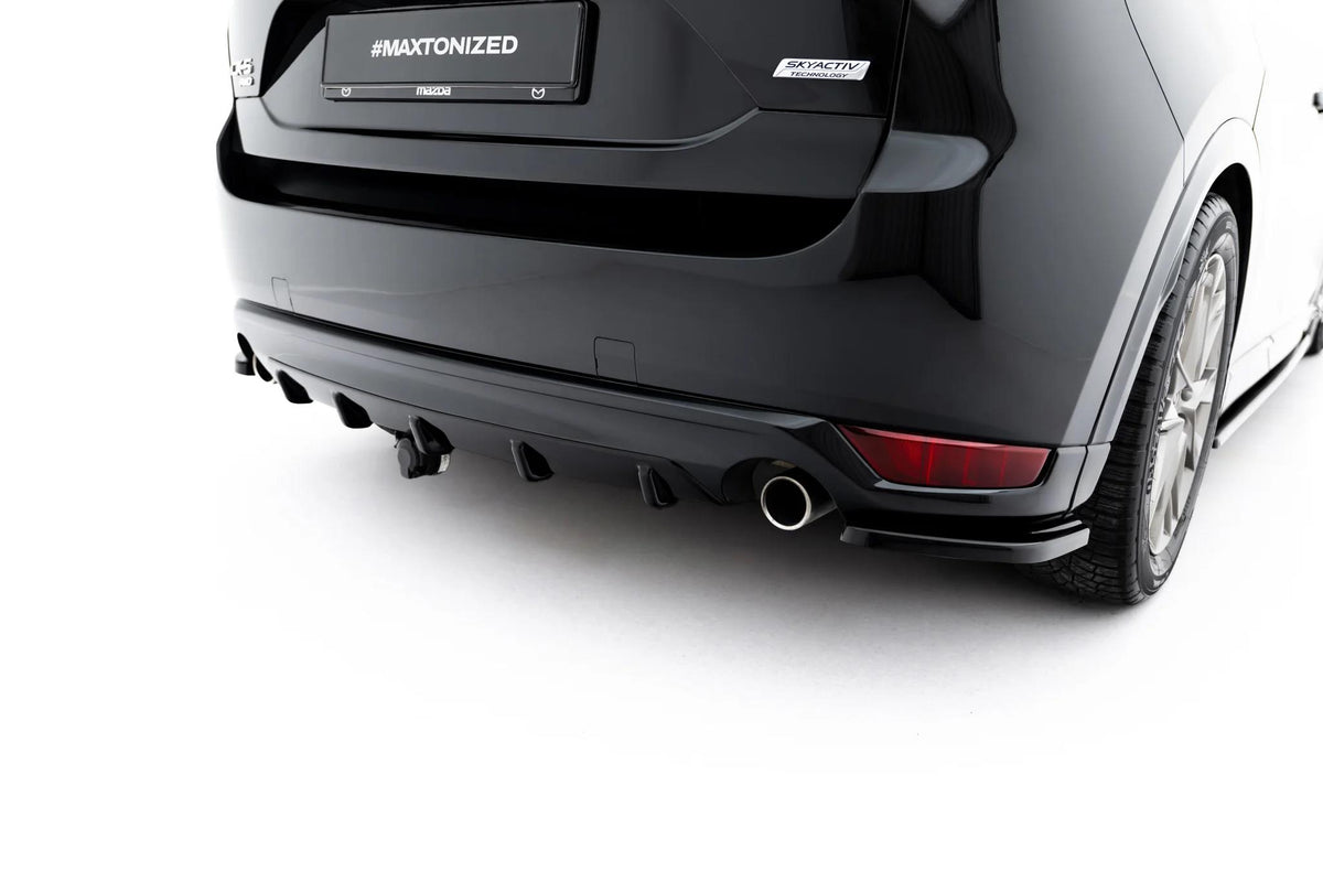 Maxton Design Diffusor für Mazda CX-5 Mk2 Facelift [2021-2025] | Schwarz Hochglanz | ABS-Kunststoff