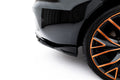 Maxton Design Heck Ansatz Flaps Diffusor V.3 passend für Cupra Leon ST Mk1 Facelift schwarz Hochglanz