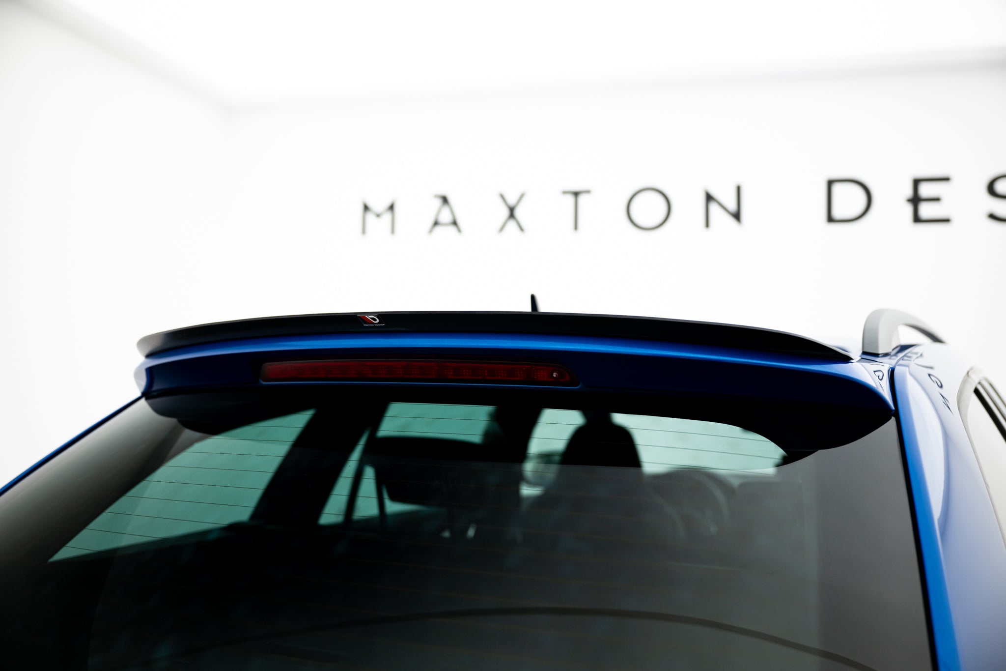 Maxton Design Spoiler CAP passend für Skoda Octavia RS Mk3 / Mk3 FL Combi schwarz Hochglanz