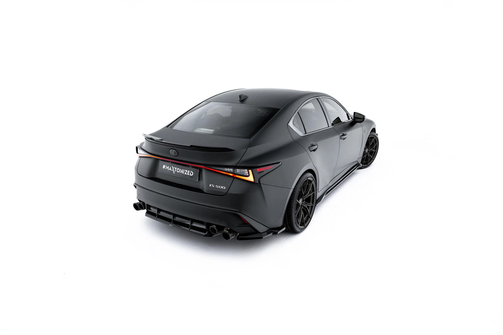 Maxton Design Spoiler CAP passend für Lexus IS 500 Mk3 Facelift 2 (XE30) schwarz Hochglanz