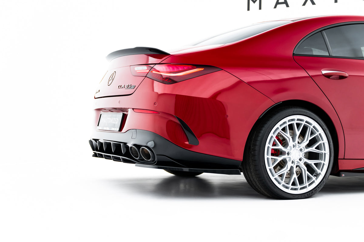 Maxton Design Heck Flaps für Mercedes-Benz CLA C118 Facelift [2023-2025] | Schwarz Hochglanz | ABS-Kunststoff