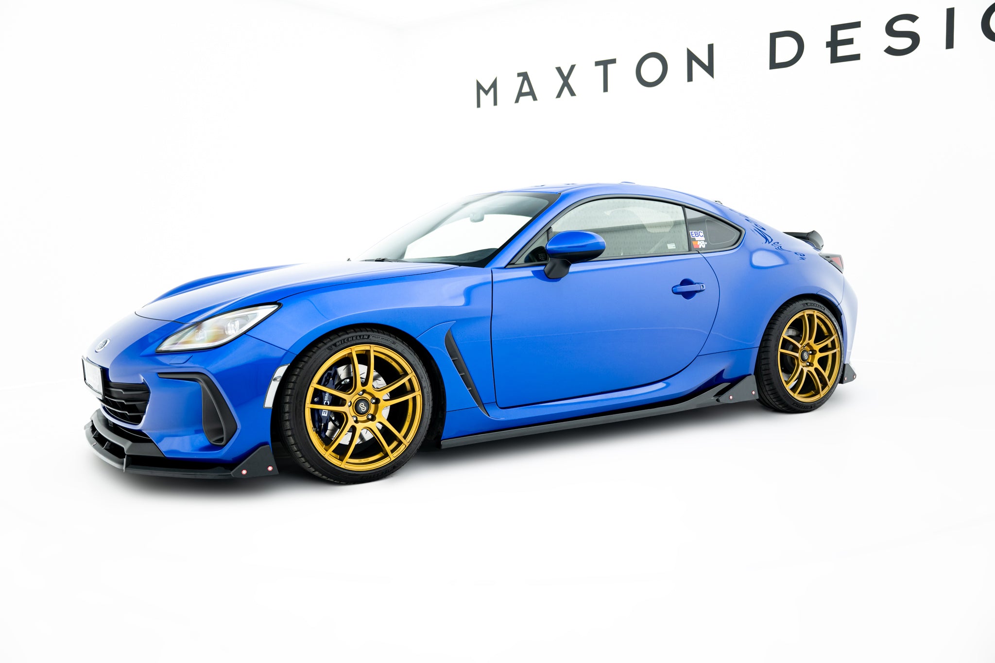 Maxton Design Street+ Seitenschweller Leisten passend für V.1 + Flaps passend für Subaru BRZ Mk2