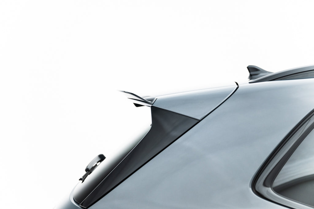 Maxton Design Spoiler CAP passend für VW Tiguan R-Line Mk3 schwarz Hochglanz