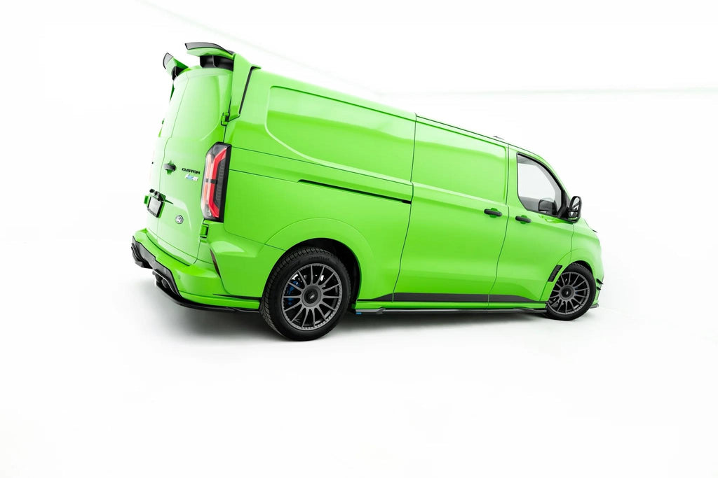 Maxton Design Street+ Seitenschweller Leisten Passend für Ford Transit Custom Msrt Mk2 Schwarz Hochglanz