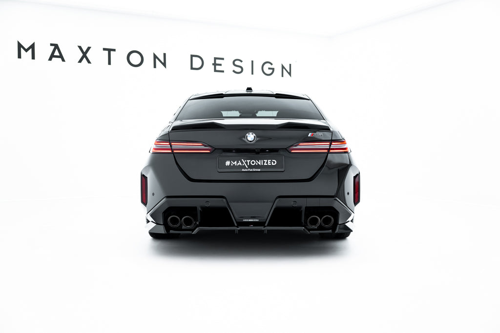 Maxton Design Spoiler CAP 3D passend für BMW M5 Limousine G90 schwarz Hochglanz