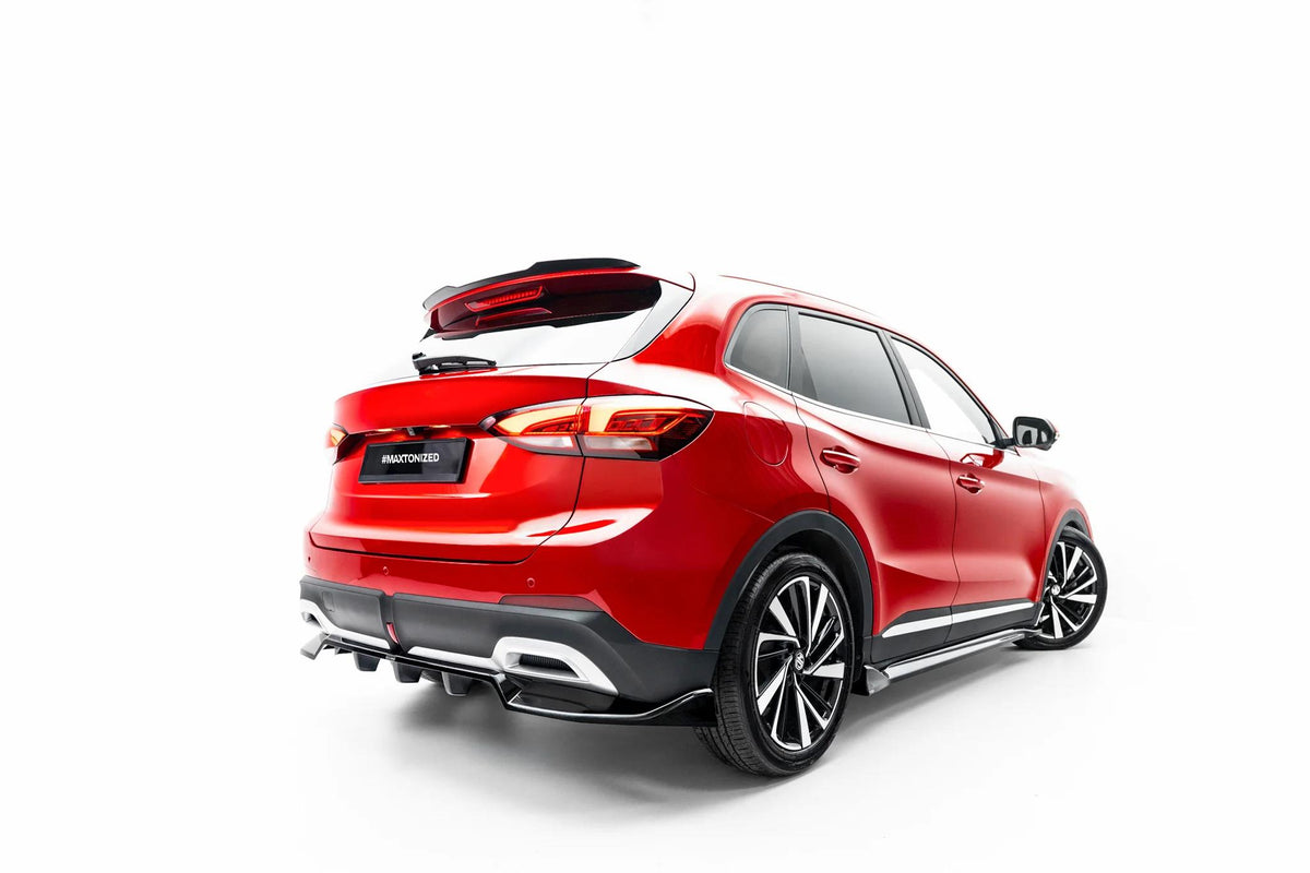 Maxton Design Street+ Mittlerer Diffusor RACE für MG ZS Mk2 [2024-] | Schwarz Hochglanz | ABS-Kunststoff