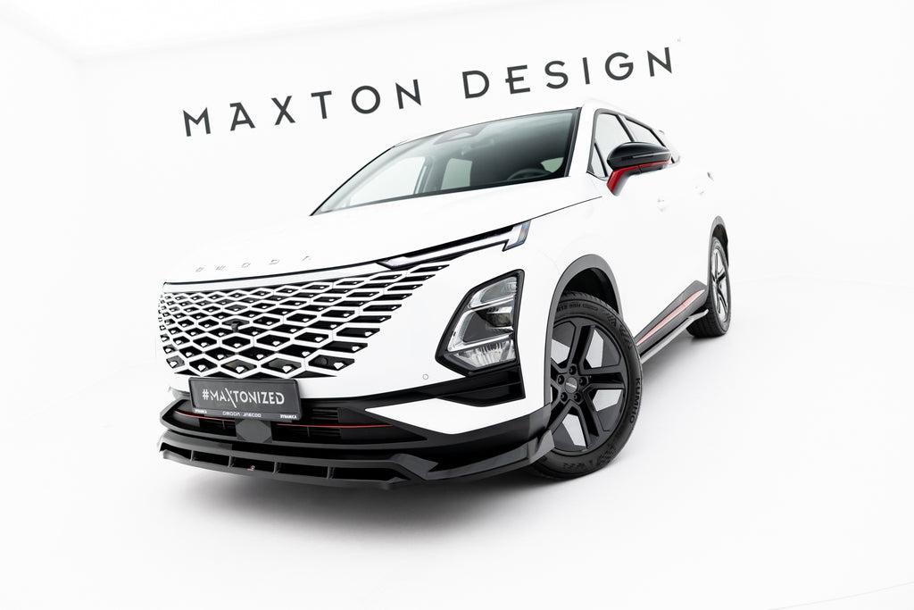 Maxton Design Street+ Spoilerlippe Front Ansatz passend für Omoda 5 Mk1 schwarz Hochglanz