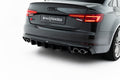 Maxton Design Diffusor Heck Ansatz passend für Audi S4 Limousine / Avant B9
