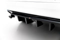 Maxton Design Street+ Mittlerer Diffusor RACE passend für Volvo XC60 Mk1 Facelift schwarz Hochglanz