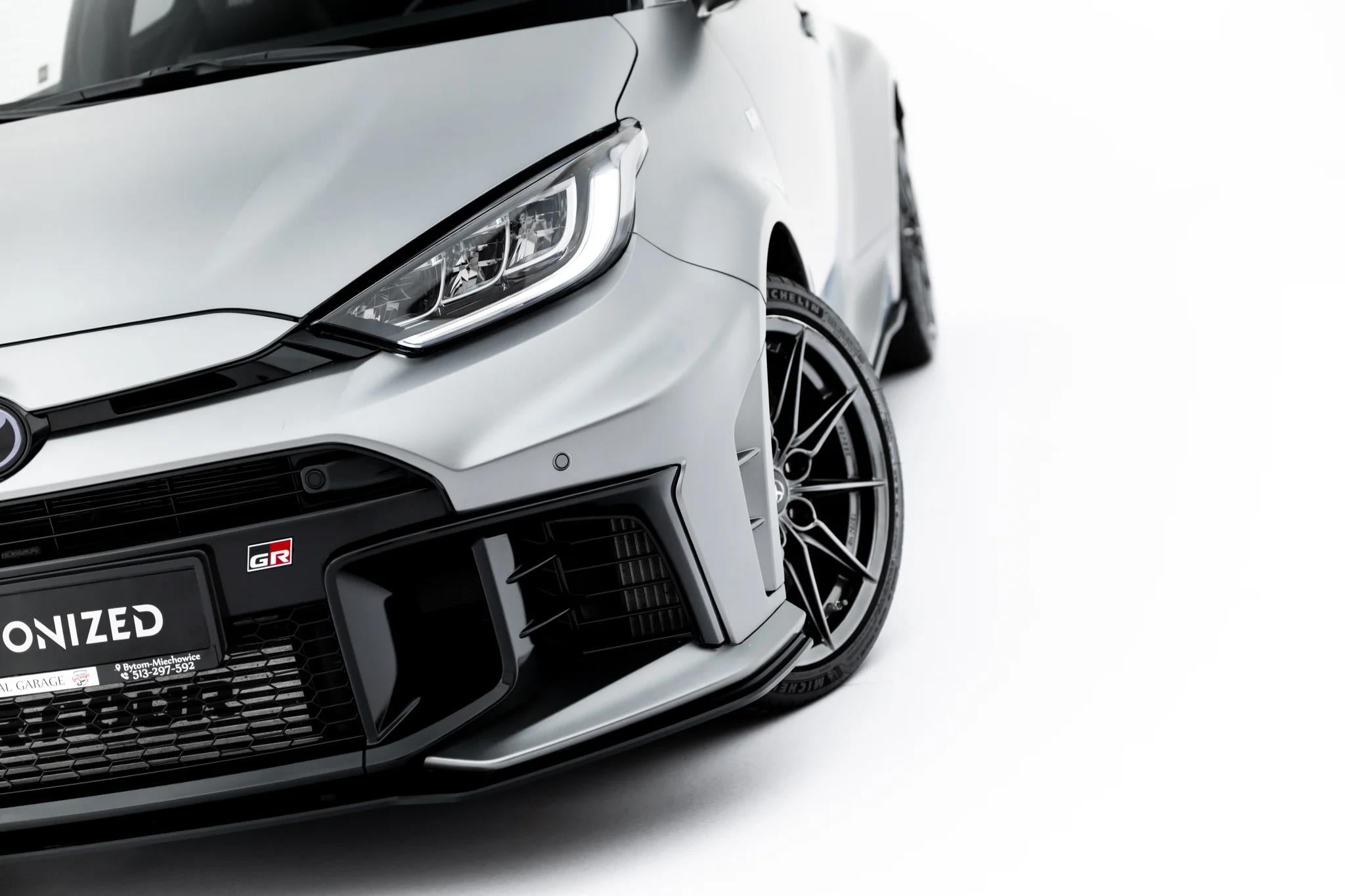 Maxton Design Street Pro Street+ Spoilerlippe Front Ansatz passend für Toyota GR Yaris Mk4 Facelift