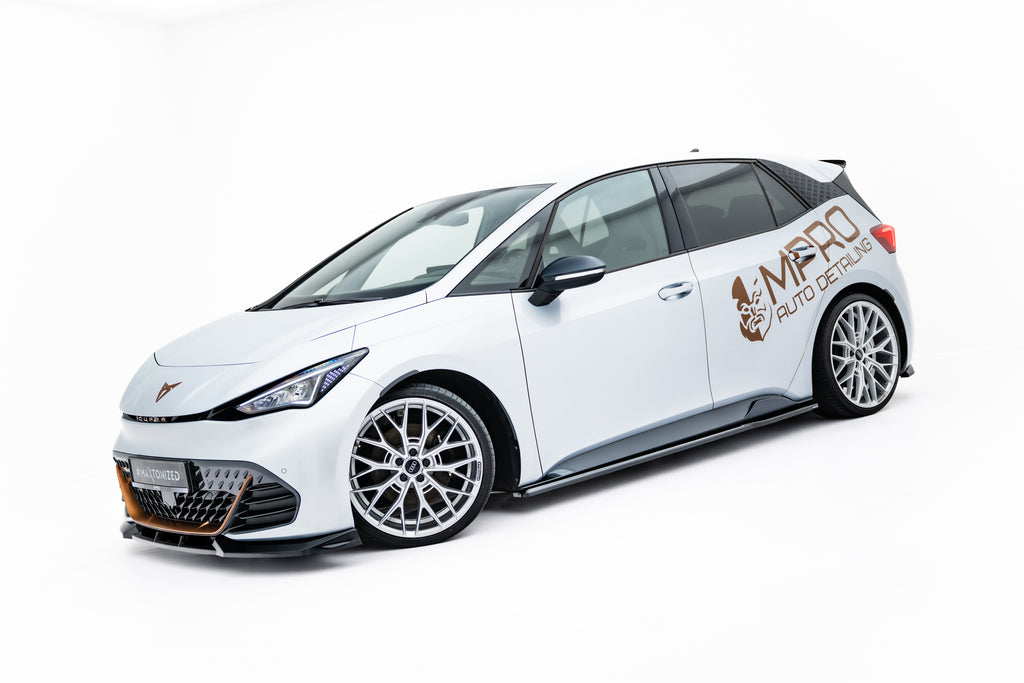 Maxton Design Street+ Seitenschweller Leisten passend für Cupra Born Mk1 schwarz Hochglanz