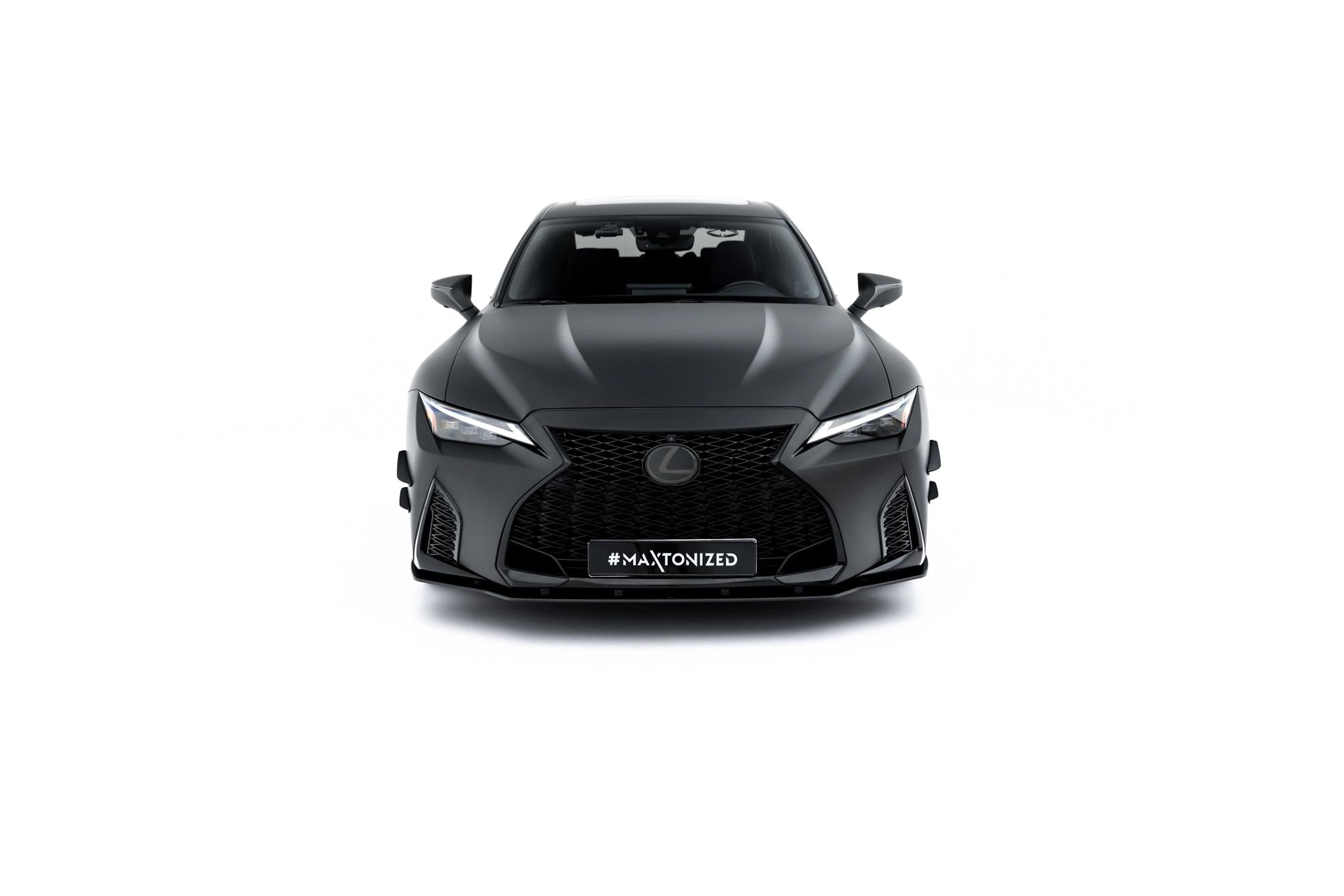 Maxton Design Street Pro Street+ Spoilerlippe Front Ansatz passend für Lexus IS 500 Mk3 Facelift 2 (XE30)