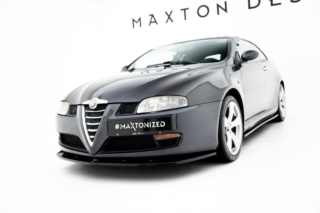 Maxton Design Street+ Spoilerlippe Front Ansatz V.1 passend für Alfa Romeo GT schwarz Hochglanz