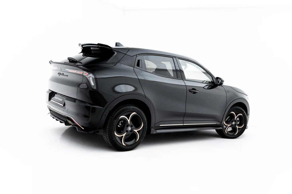 Maxton Design Street+ Seitenschweller Leisten Passend für Alfa Romeo Junior Mk1 Schwarz Hochglanz
