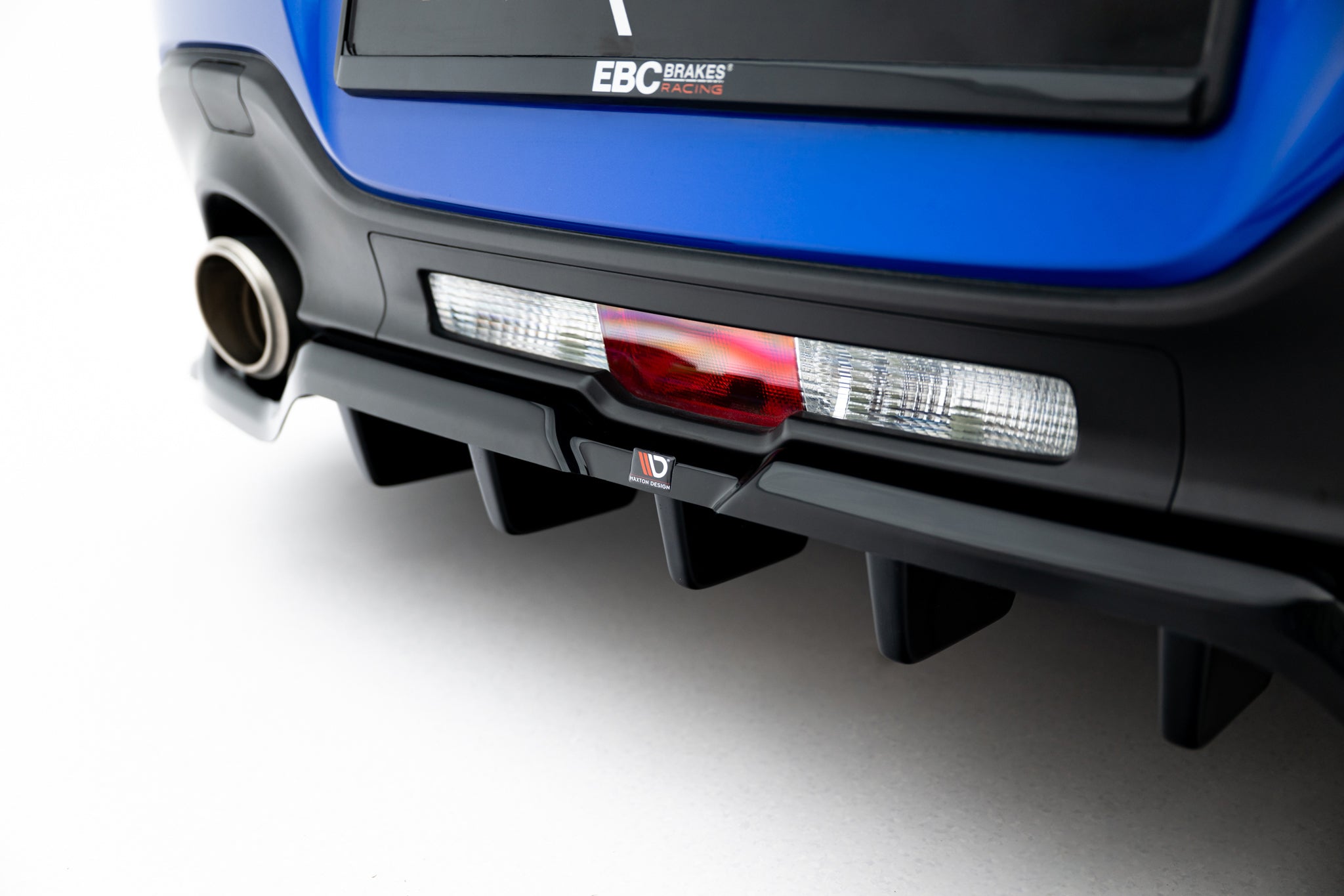 Maxton Design Street+ Mittlerer Diffusor RACE passend für V.1 + Flaps Subaru BRZ Mk2