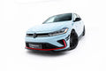 Maxton Design Street+ Spoilerlippe Front Ansatz V.2 passend für VW Jetta GLI Mk7 Facelift 2 schwarz Hochglanz