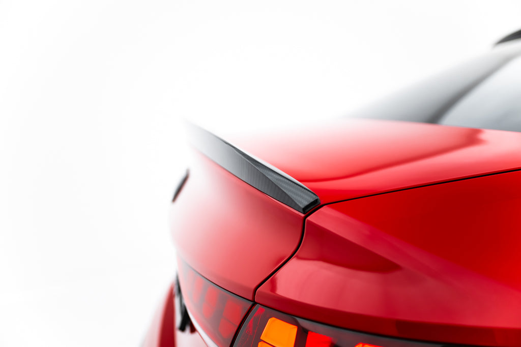 Maxton Design Prepreg Carbon Fiber Heckklappenspoiler V.2 Audi RS3 / S3 / A3 S-Line / A3 Limousine 8Y Facelift für Audi A3
