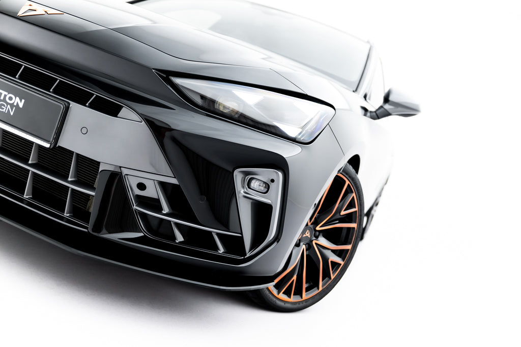 Maxton Design Street Pro Street+ Spoilerlippe Front Ansatz passend für Cupra Leon ST / Hatchback Mk1 Facelift