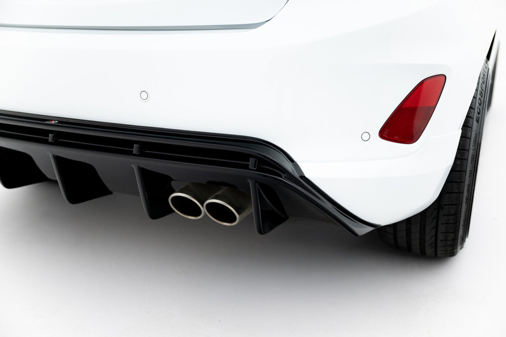 Maxton Design Diffusor Heck Ansatz V.2 passend für Ford FIesta Mk8 ST schwarz Hochglanz