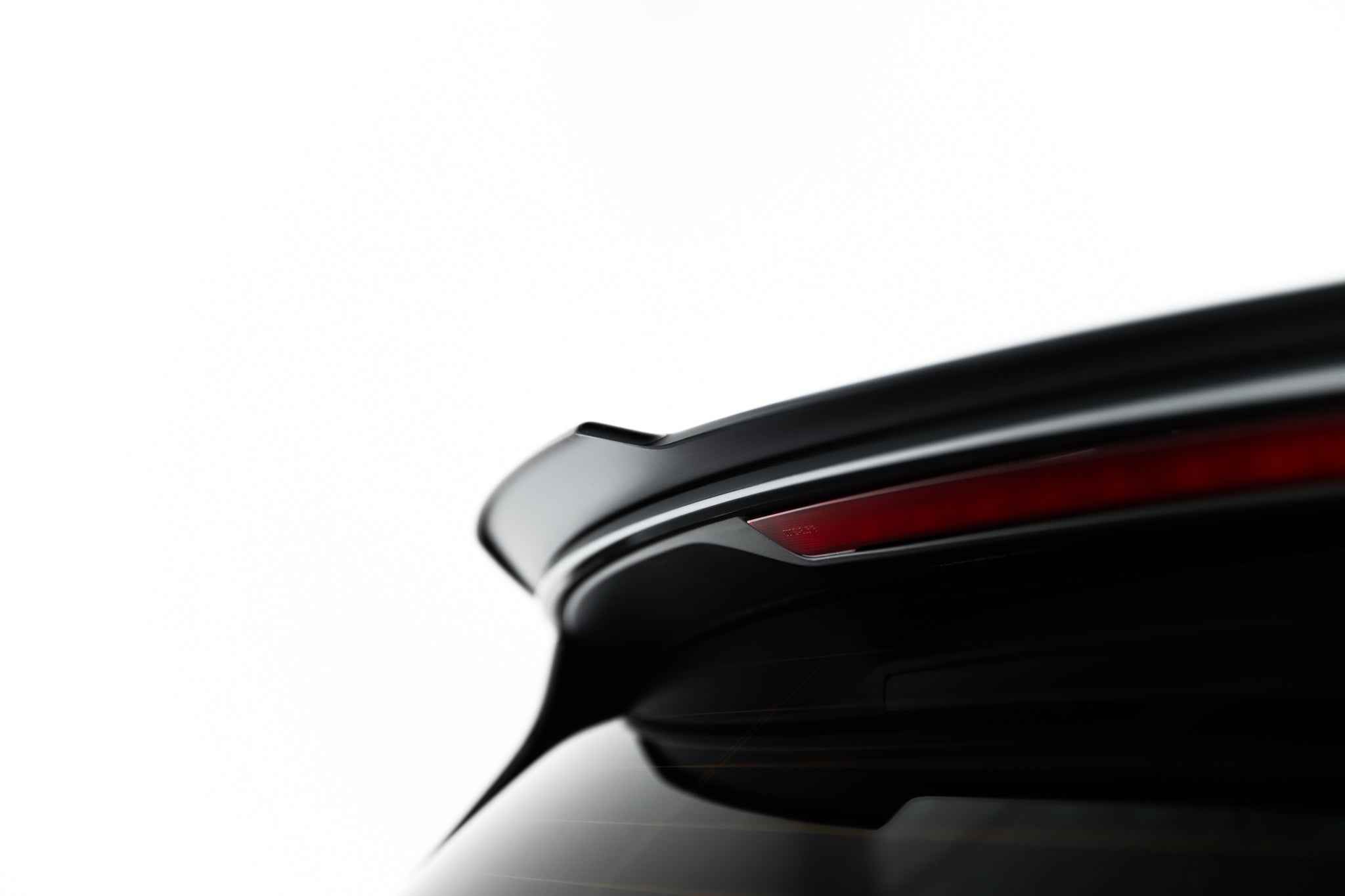 Maxton Design Spoiler CAP passend für Renault Clio Mk5 Facelift schwarz Hochglanz