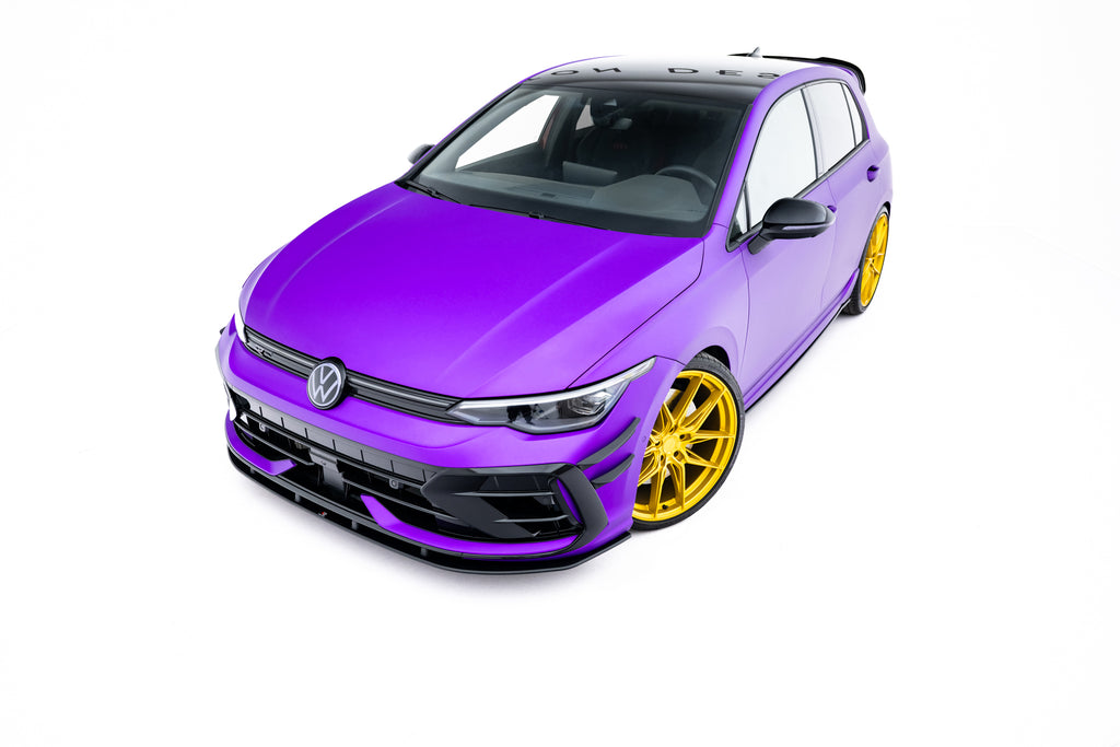 Maxton Design Street Pro Street+ Spoilerlippe Front Ansatz passend für VW Golf R Hatchback Mk8 Facelift