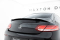 Maxton Design Spoiler CAP passend für Mercedes- Benz C Coupe AMG-Line C205 schwarz Hochglanz