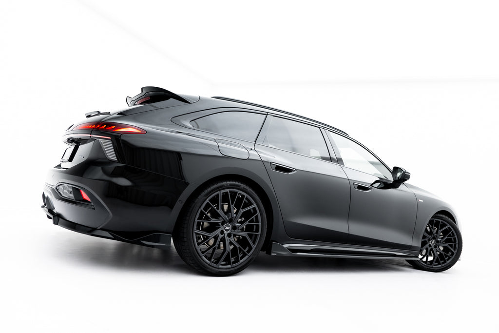 Maxton Design Street+ Seitenschweller Leisten V.2 passend für Audi A6 S-Line C9 schwarz Hochglanz