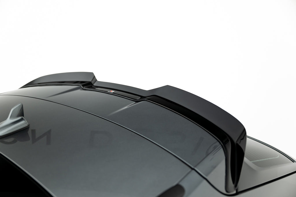 Maxton Design Spoiler CAP V.2 passend für Audi RS6 C8 / C8 Facelift schwarz Hochglanz