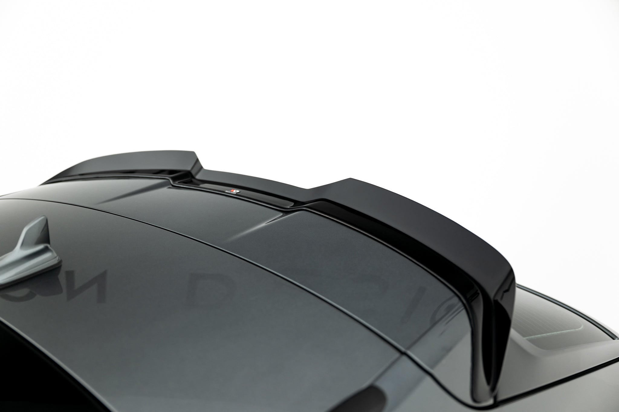 Maxton Design Spoiler CAP V.2 passend für Audi RS6 C8 / C8 Facelift schwarz Hochglanz