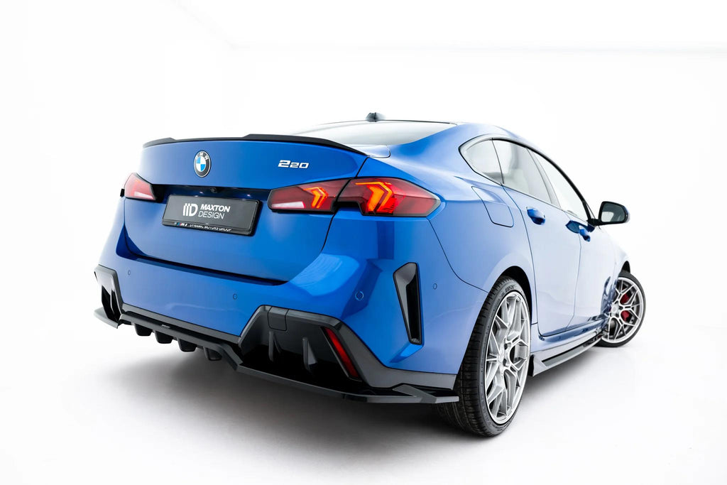 Maxton Design Street+ Mittlerer Diffusor RACE passend für BMW 2 M-Paket Gran Coupe F74 schwarz Hochglanz