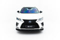 Maxton Design Street+ Spoilerlippe Front Ansatz passend für Lexus RX F-Sport Mk4 Facelift schwarz Hochglanz