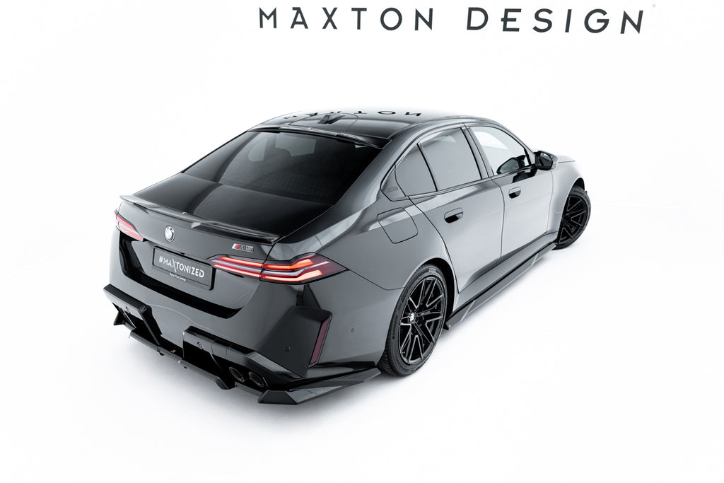 Maxton Design Heckscheiben Spoiler passend für BMW M5 Limousine G90 schwarz Hochglanz