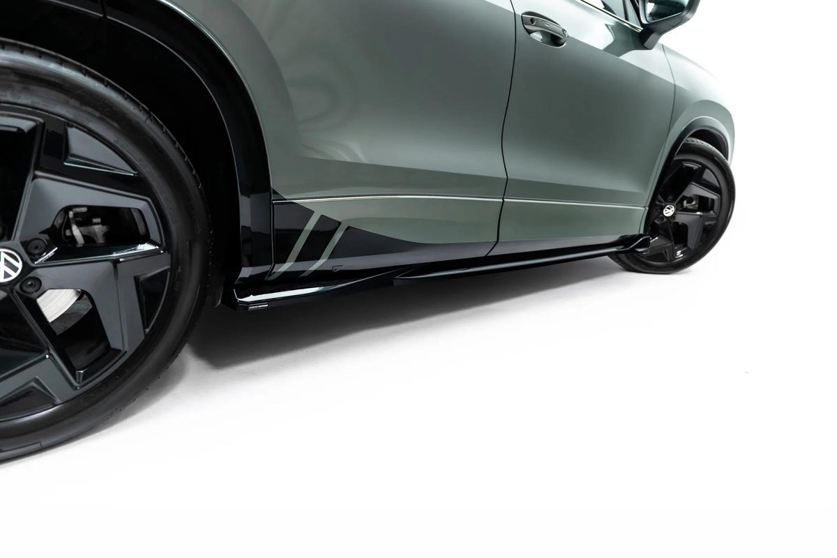 Maxton Design Seitenschweller für Volkswagen Tayron Mk1 [2024-] | Schwarz Hochglanz | ABS-Kunststoff