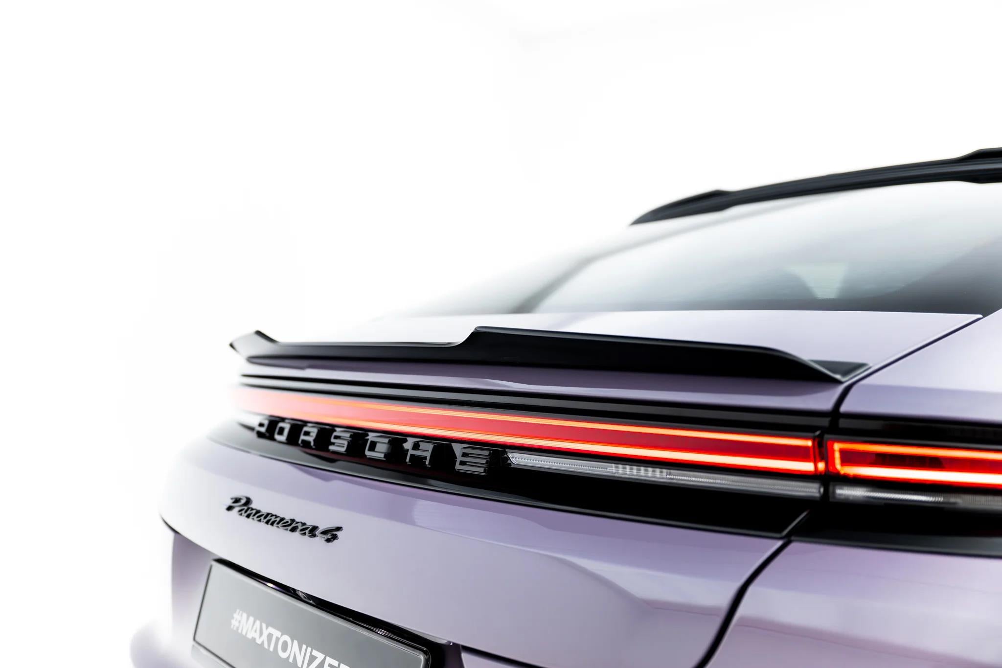 Maxton Design Heckspoiler Lippe Porsche Panamera 4 / 4S E-Hybrid / 4 E-Hybrid 972 Schwarz Hochglanz