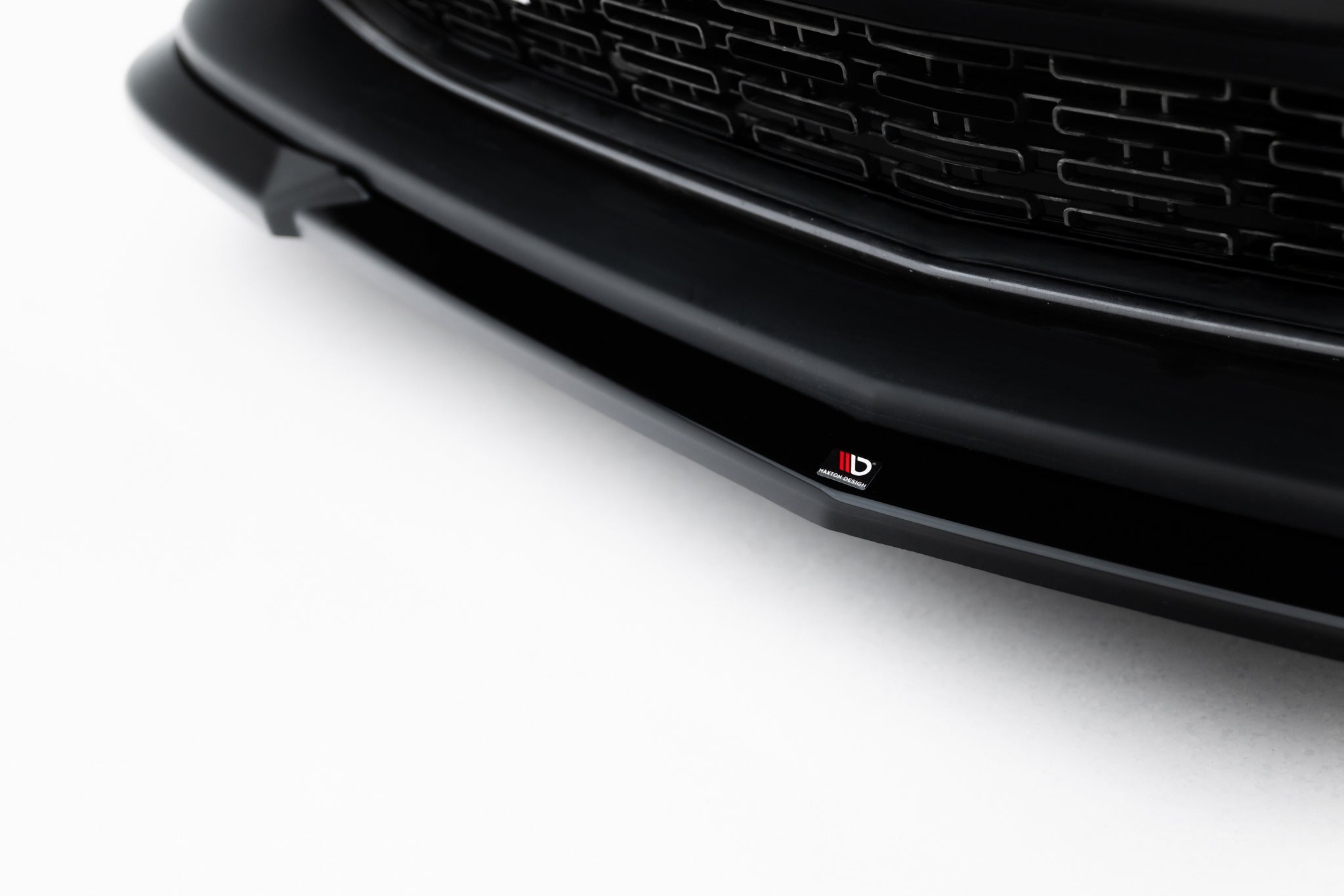 Maxton Design Street+ Spoilerlippe Front Ansatz passend für Dodge Challenger GT Mk3 Facelift schwarz Hochglanz