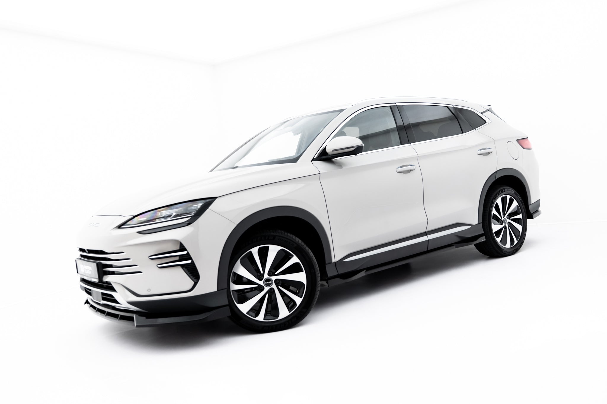 Maxton Design Street+ Seitenschweller Leisten passend für BYD Seal U Mk1 schwarz Hochglanz