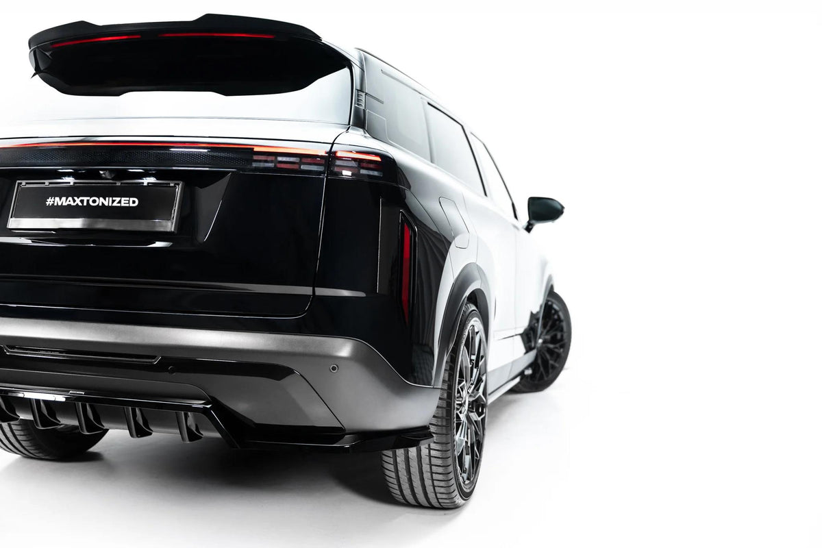 Maxton Design Street+ Mittlerer Diffusor RACE für Jaecoo 7 Hybrid Mk1 [2023-] | Schwarz Hochglanz | ABS-Kunststoff