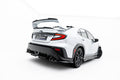 Maxton Design Niedriger Spoiler CAP passend für Subaru WRX STI Mk2 schwarz Hochglanz