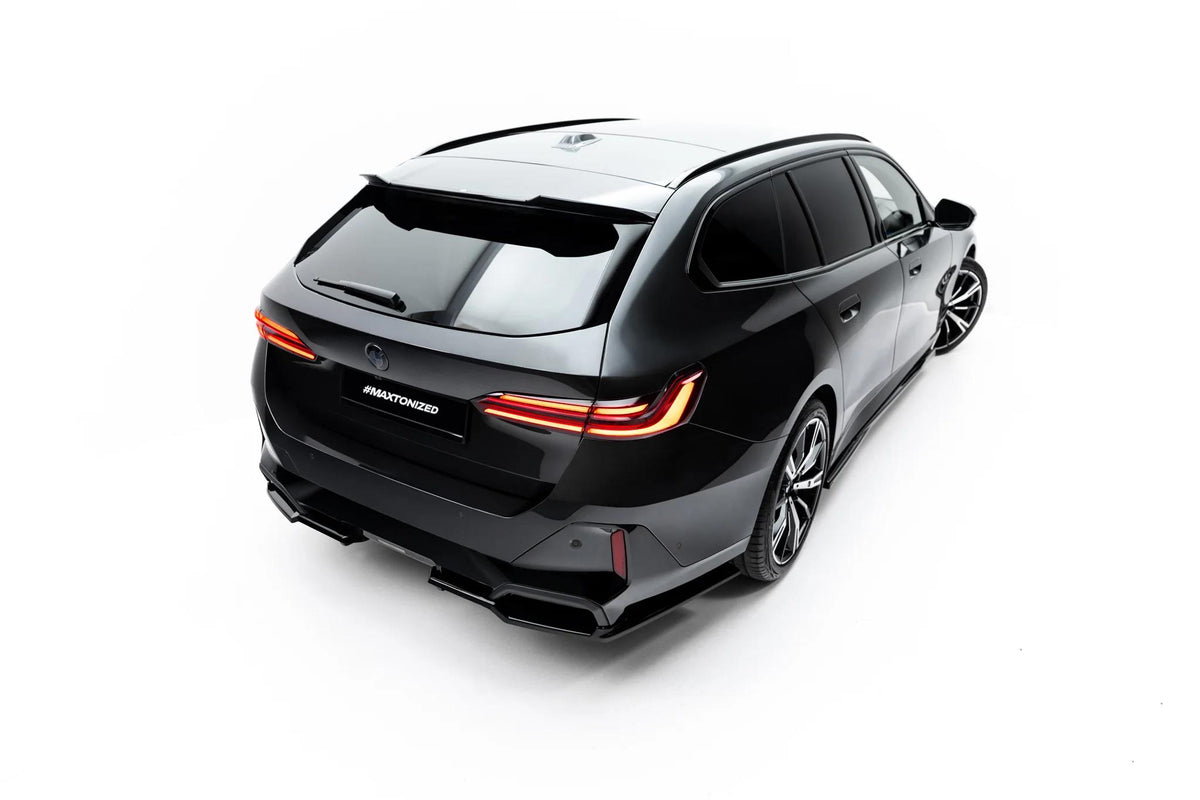 Maxton Design Heckspoiler Lippe für BMW 5er M-Paket Touring G61 [2023-] | Schwarz Hochglanz | ABS-Kunststoff | mit TTG (eintragungsfrei)
