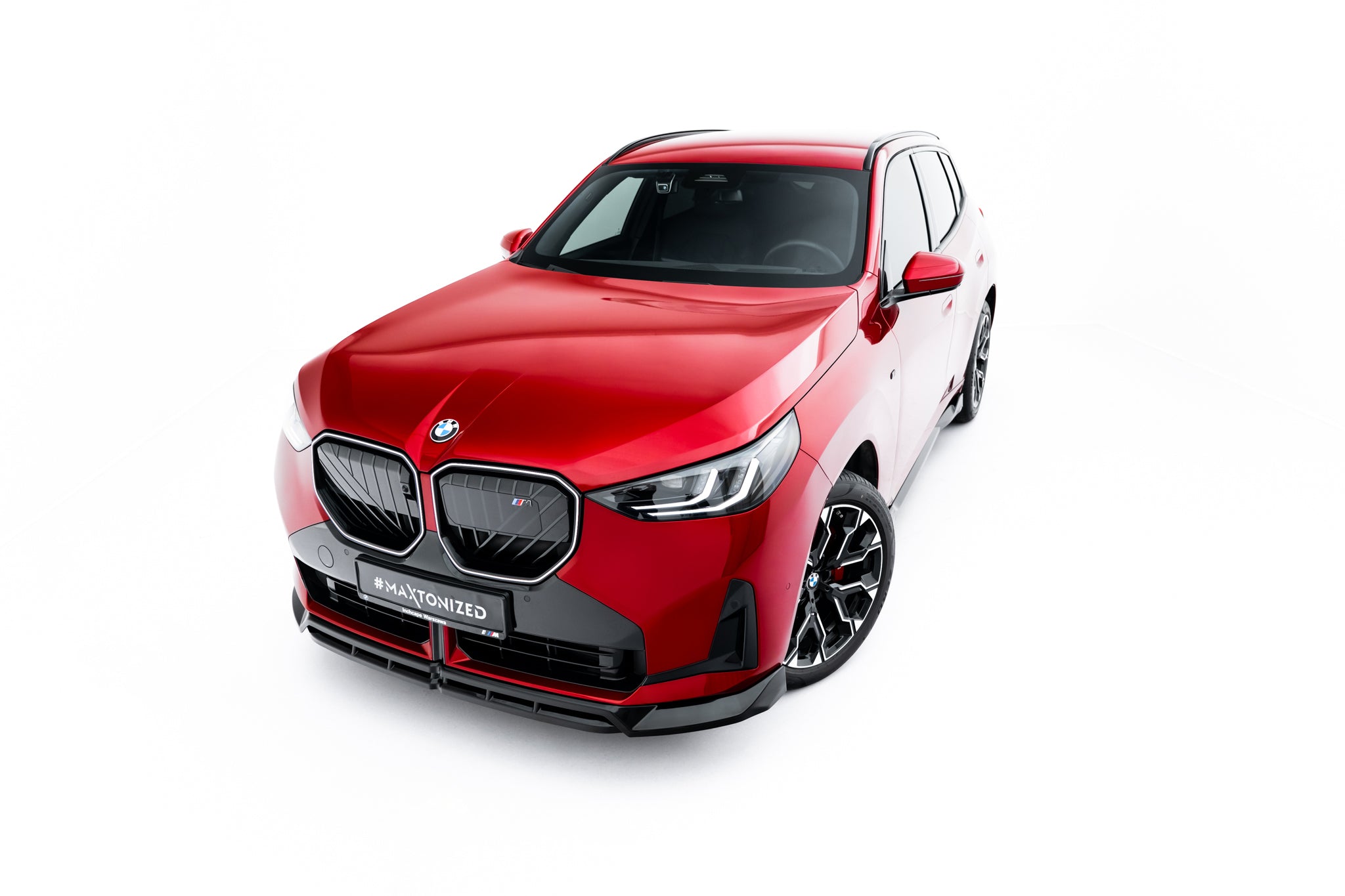 Maxton Design Street+ Spoilerlippe Front Ansatz passend für BMW X3 M50 G45 schwarz Hochglanz