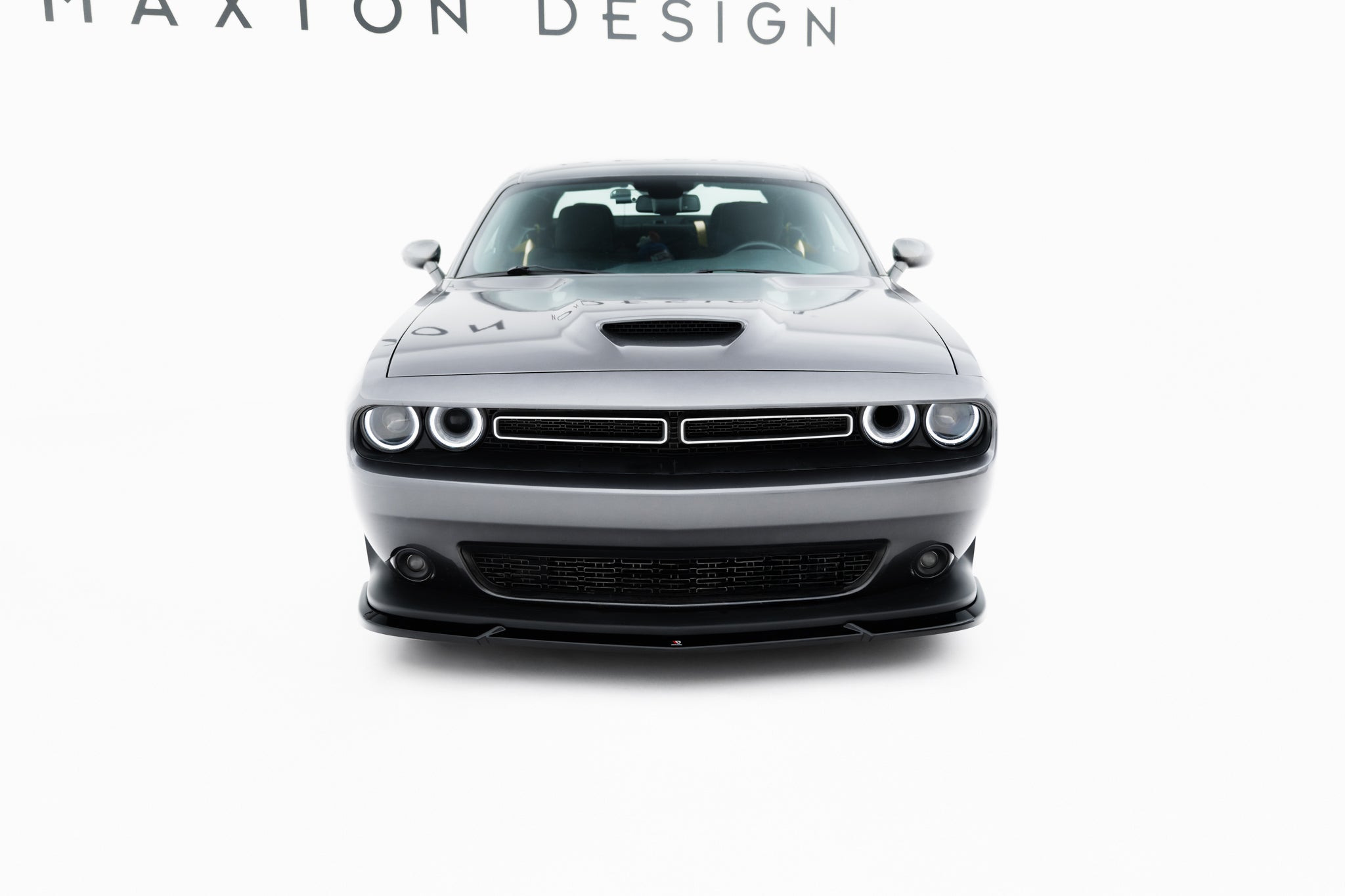 Maxton Design Street+ Spoilerlippe Front Ansatz passend für Dodge Challenger GT Mk3 Facelift schwarz Hochglanz