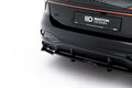 Maxton Design Street+ Mittlerer Diffusor RACE passend für V.1 Audi A6 S-Line C9 schwarz Hochglanz