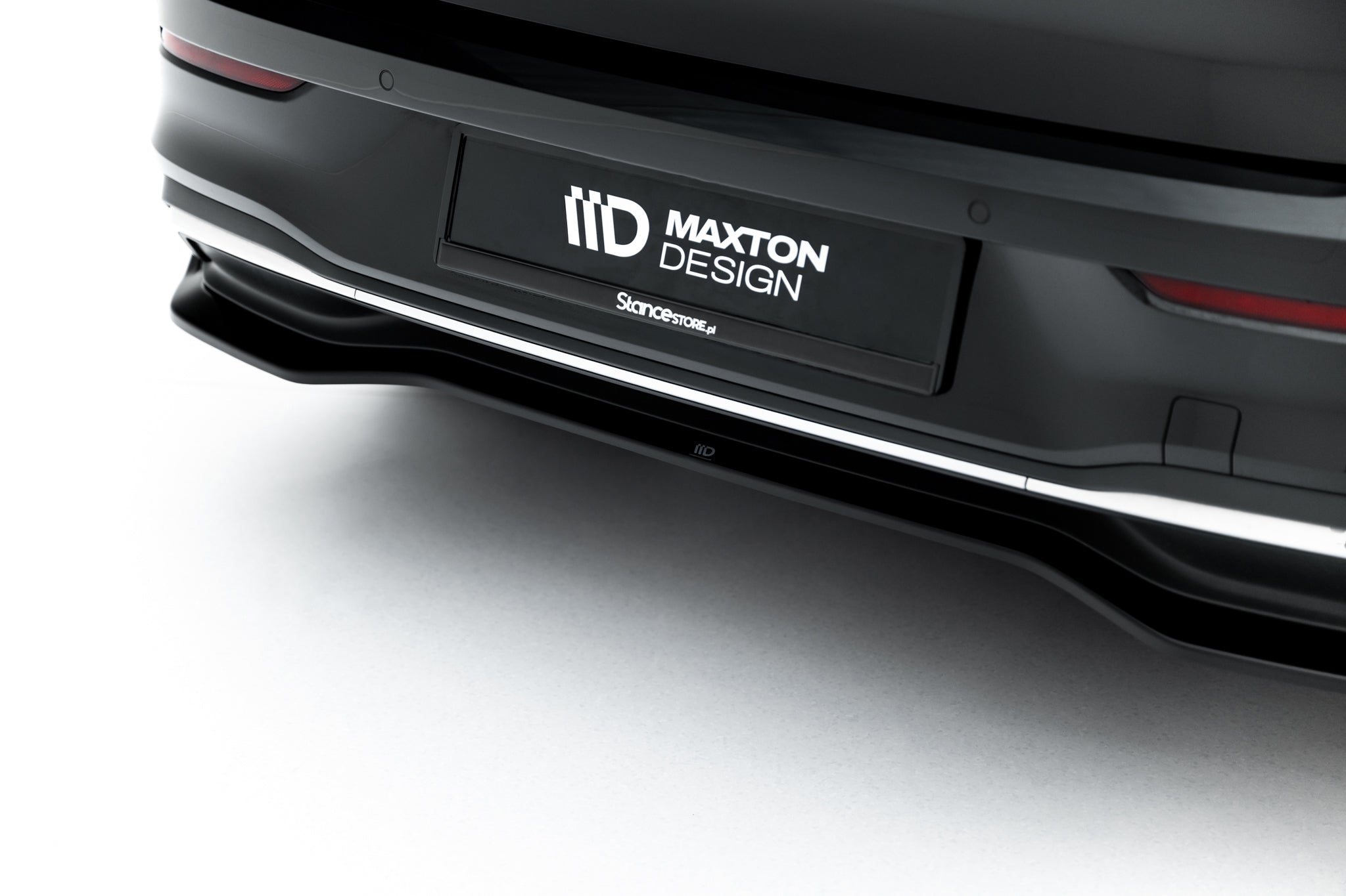 Maxton Design Heckansatz VW Golf Hatchback Mk8 Facelift schwarz Hochglanz für Volkswagen Golf Mk8 Facelift