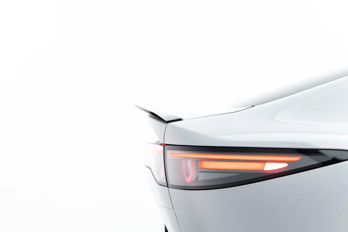 Maxton Design Heckspoiler Lippe für Mazda 6e Mk1 [2024-] | Schwarz Hochglanz | ABS-Kunststoff | mit TTG (eintragungsfrei)