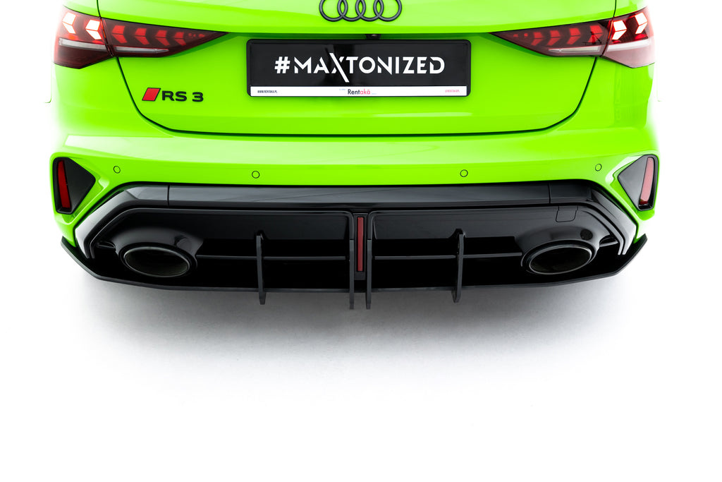Maxton Design Street Pro Heckschürze passend für Audi RS3 Sportback 8Y Facelift