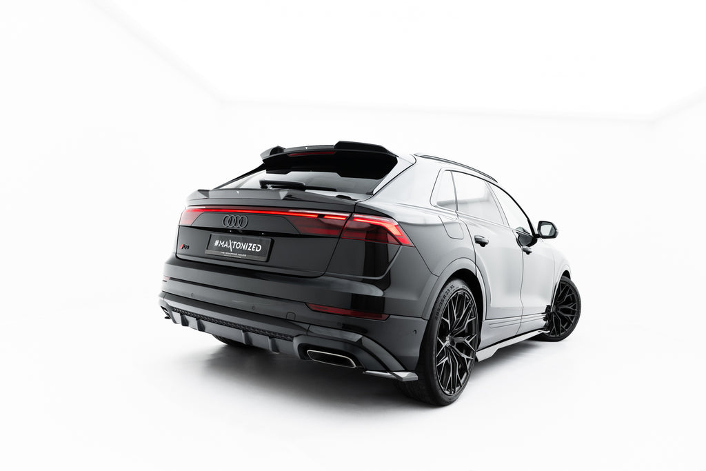 Maxton Design Prepreg Carbon Fiber Heck Ansatz Flaps Diffusor passend für Audi SQ8 / Q8 S-Line Mk1 Facelift