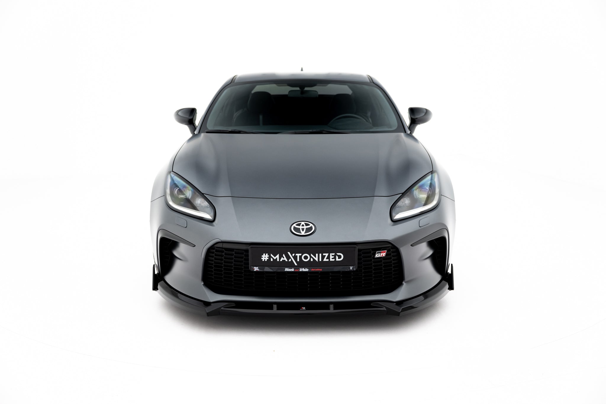 Maxton Design Street+ Spoilerlippe Front Ansatz V.1 + Flaps passend für Toyota GR86 Mk1