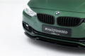 Maxton Design Street+ Spoilerlippe Front Ansatz passend für BMW 4er Cabrio / Coupe F33 / F32 schwarz Hochglanz