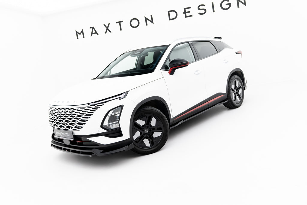 Maxton Design Street+ Seitenschweller Leisten passend für Omoda 5 Mk1 schwarz Hochglanz