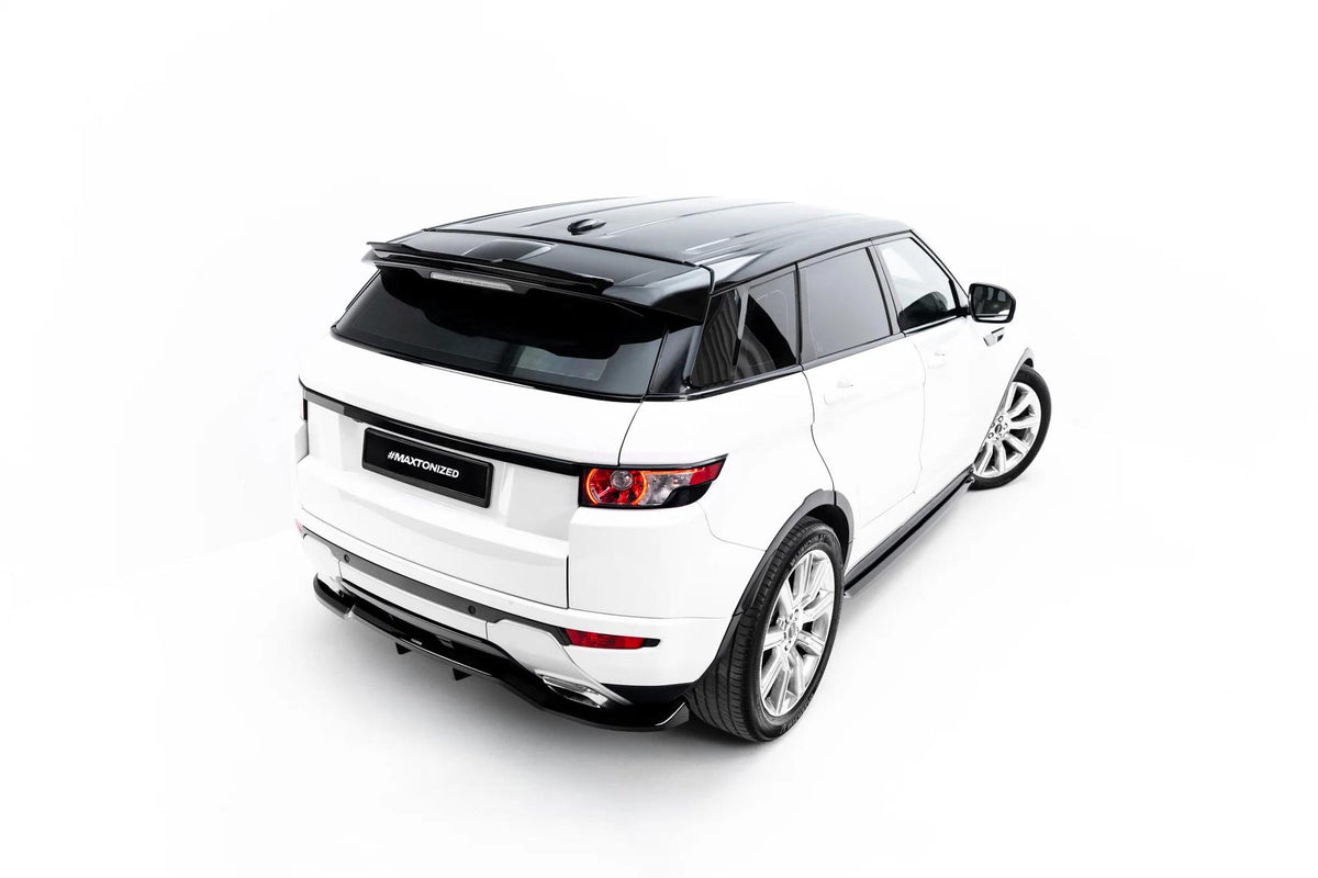 Maxton Design Heckspoiler Lippe für Land Rover Range Rover Evoque Mk1 [2011-2013] | Schwarz Hochglanz | ABS-Kunststoff | mit TTG (eintragungsfrei)